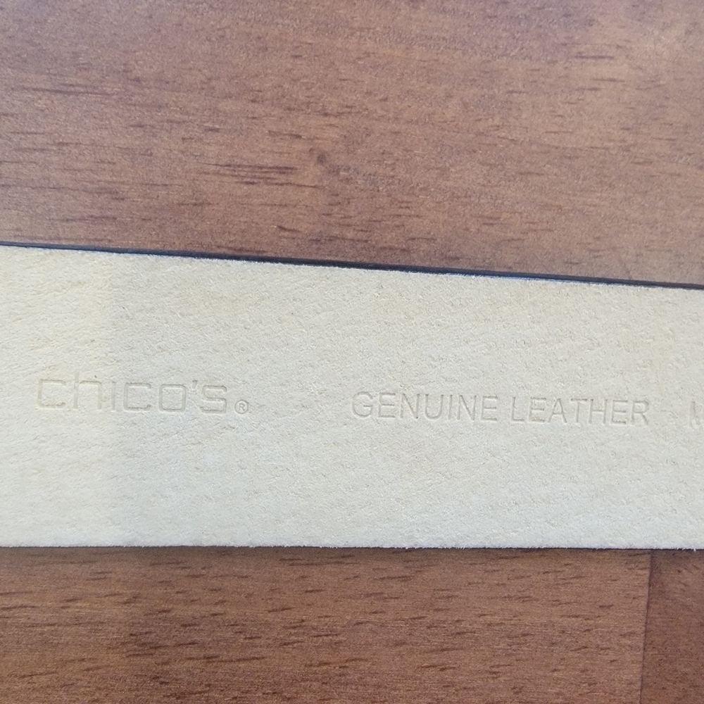 Chicos Double Circle Interlock Elegant Black And … - image 8